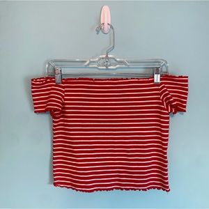 H&M off the shoulder crop top